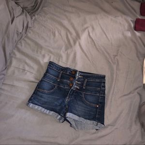 High waisted shorts